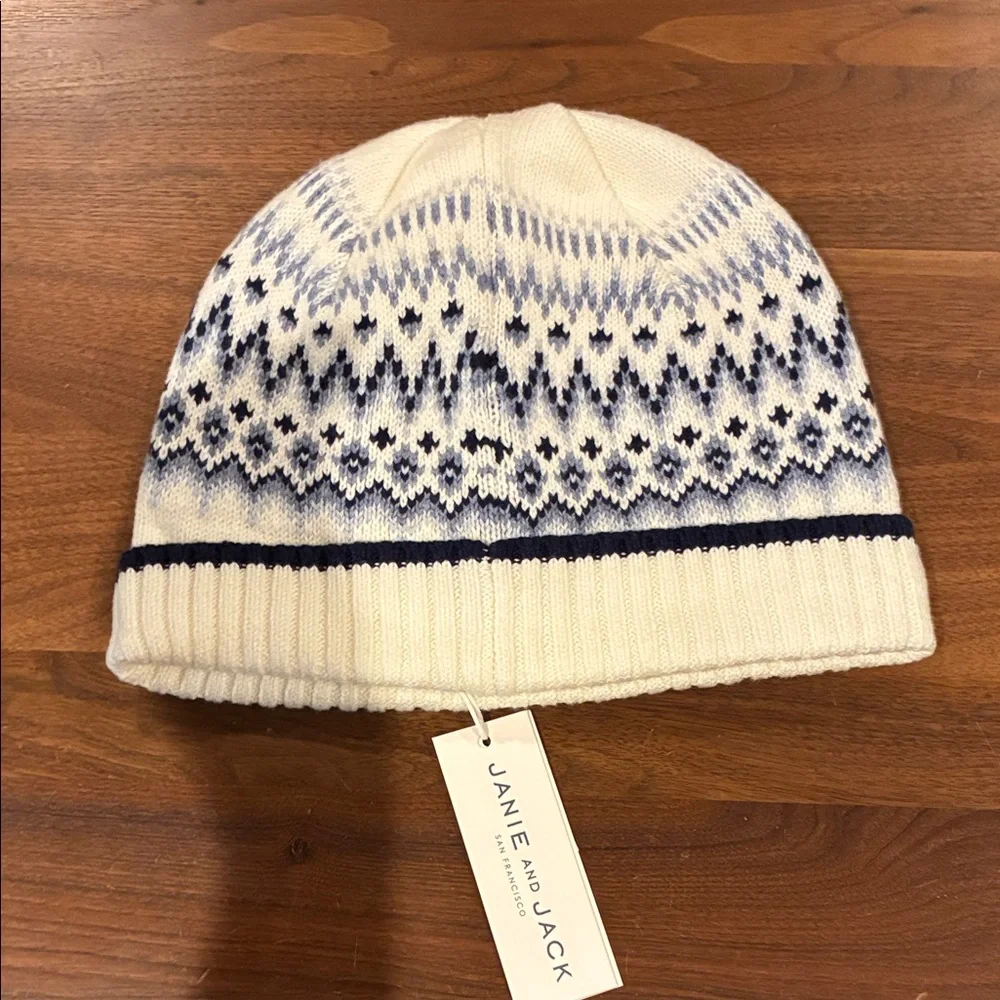 NWT- Fair Isle Beanie by Janie and Jack